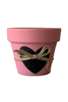 MACETERO ROSA (CORAZÓN NEGRO)